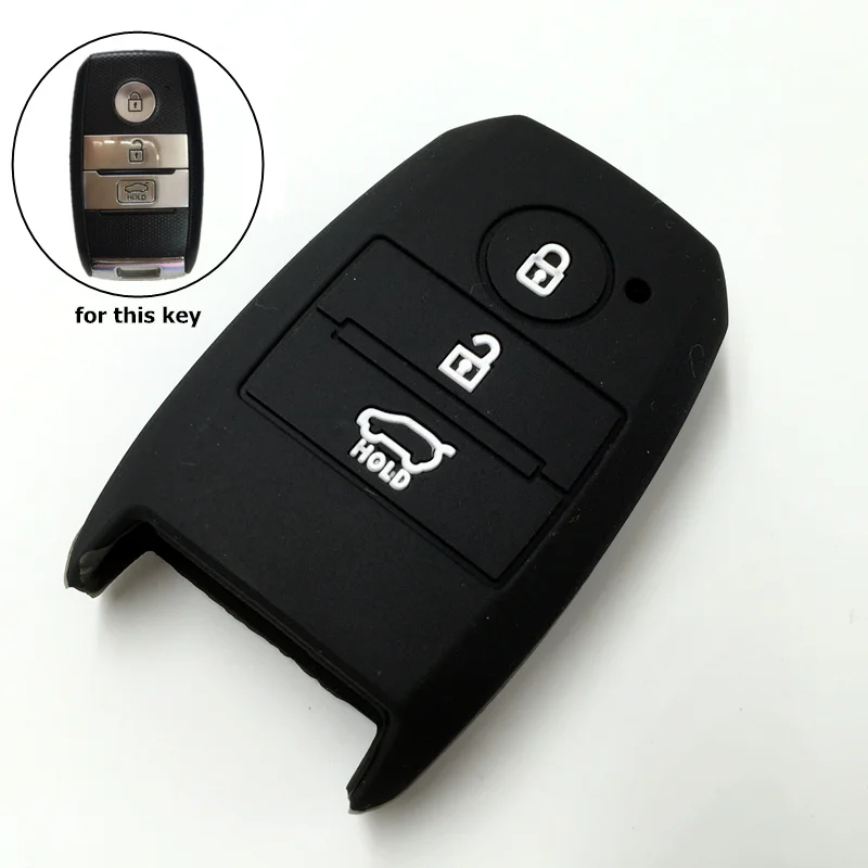 Smart Remote 3 кнопки ключ чехол для автомобилей Kia Rio Sorento Cerato K3 Форте Rio5 Optima удаленной