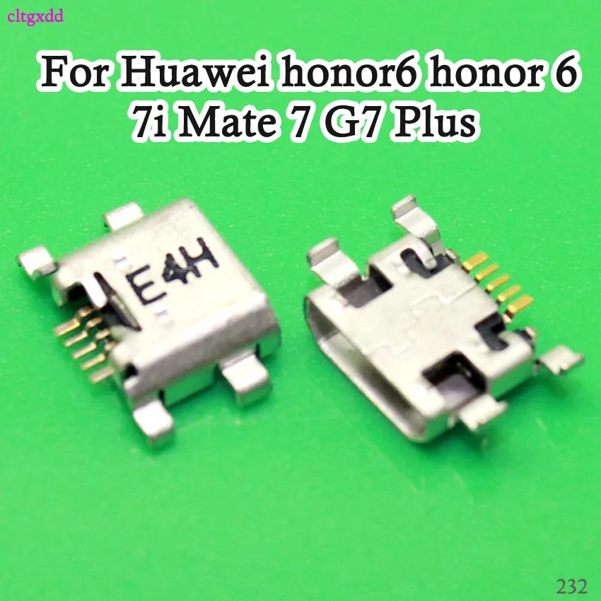 Cltgxdd 30 шт./лот Micro Usb зарядный разъем порт для Huawei honor6 honor 6 7i Mate 7 G7 Plus зарядная док