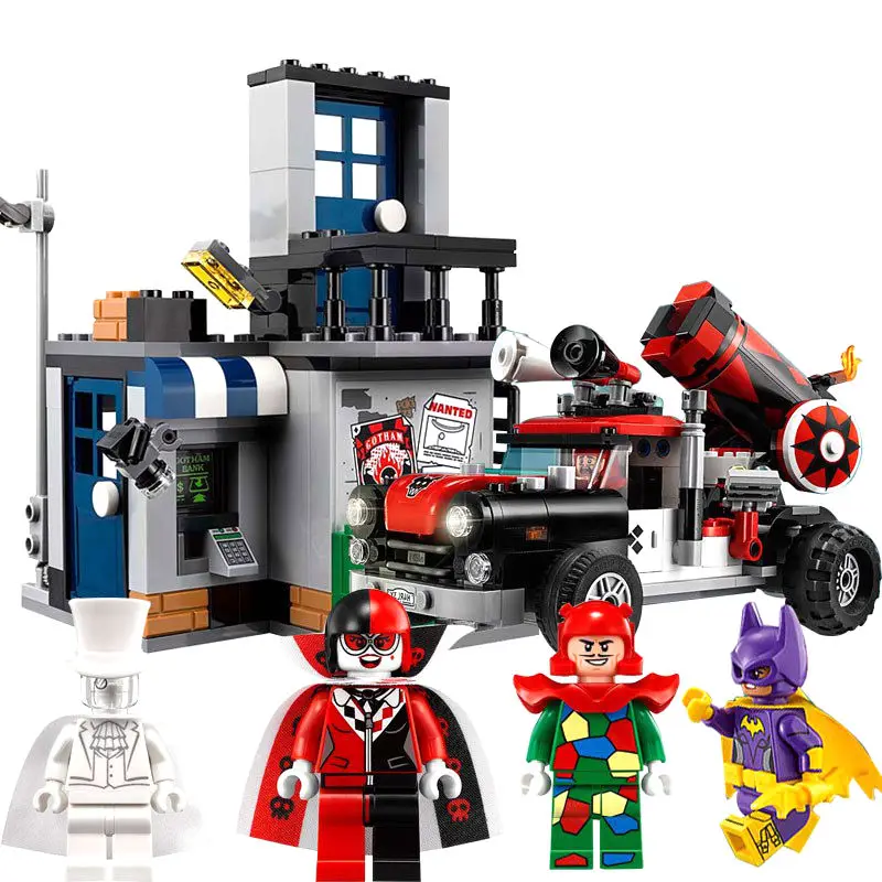 lego batman movie harley quinn cannonball attack