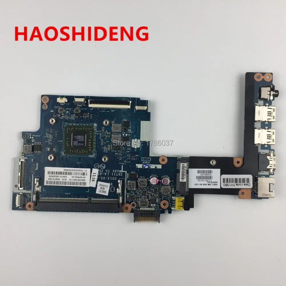 

744185-501 UMA ZKT11 LA-A521P for HP 210 215 G1 series motherboard .All functions fully Tested !