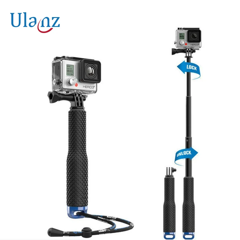 

Waterproof Monopod Tripod Gopro Selfie Stick Extend Monopod For Gopro Hero 5 4 HERO5 Session Xiaomi yi 4K SJCAM SJ4000 Eken h9
