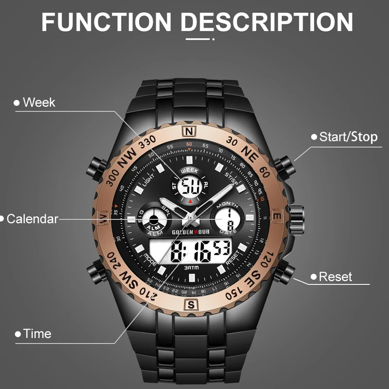 rotary digital watch