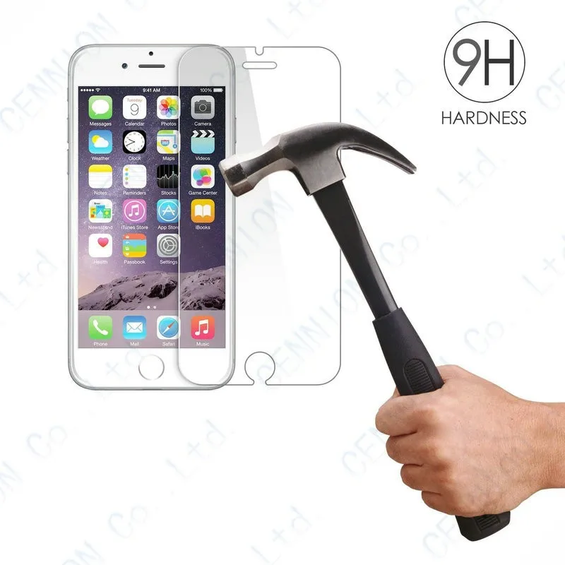 2.5d 9h tempered glass for iPhone 4 5 6 7(2)
