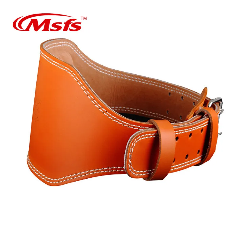 Weightlifting Belt Upper Genuine Leather Dumbbell Powerlifting Wrist