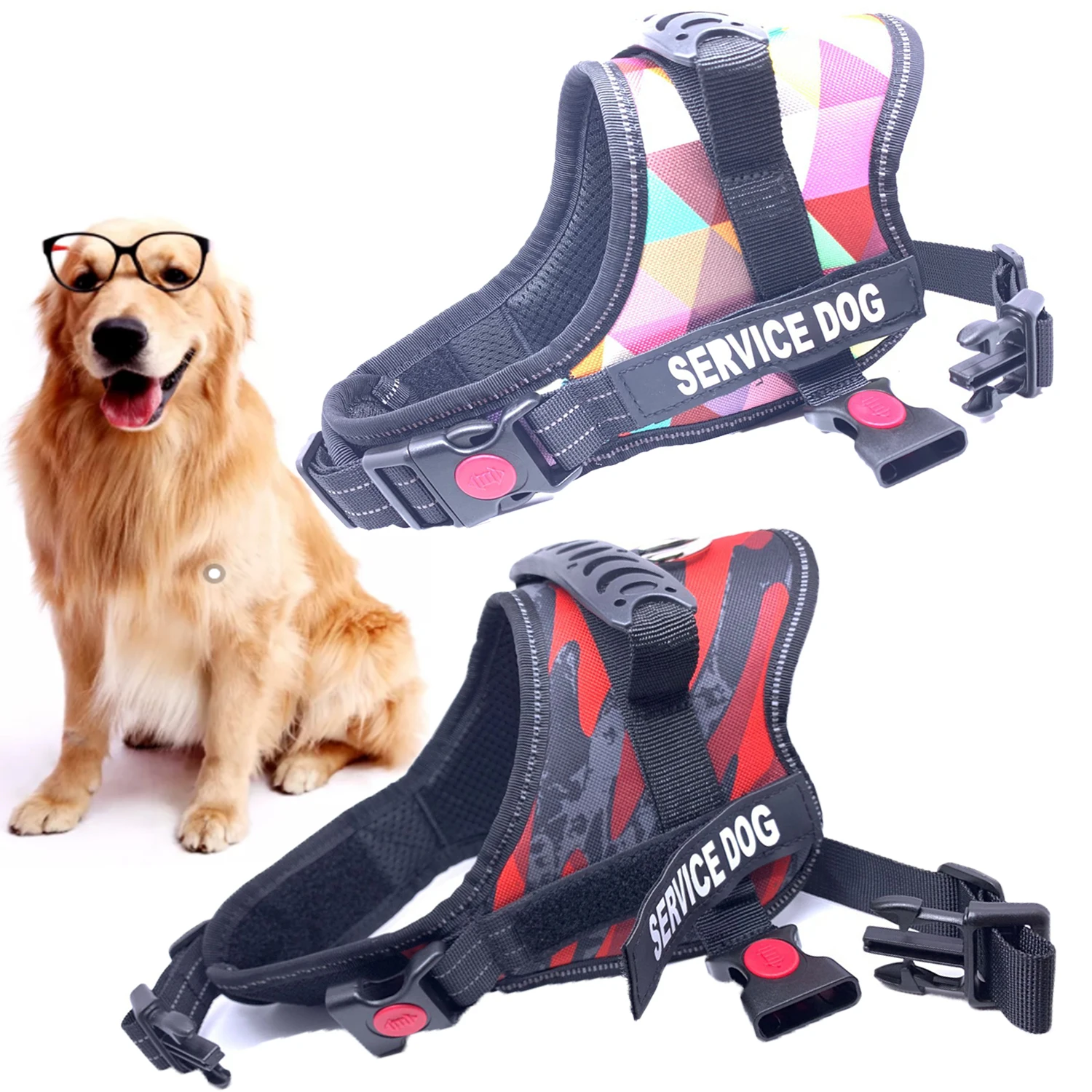 

Dog Harness Adjustable Outdoor Explosion-proof Chest Strap Easy Control for Small Medium Large Dogs Pet Harness