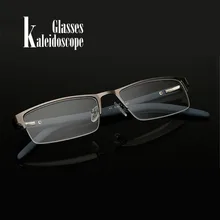 Очки для калейдоскопа Очки для чтения Мужские женщины Пожилые металлы Полудрагоценные очки с гиперперфорацией с очками для проверки рецепта