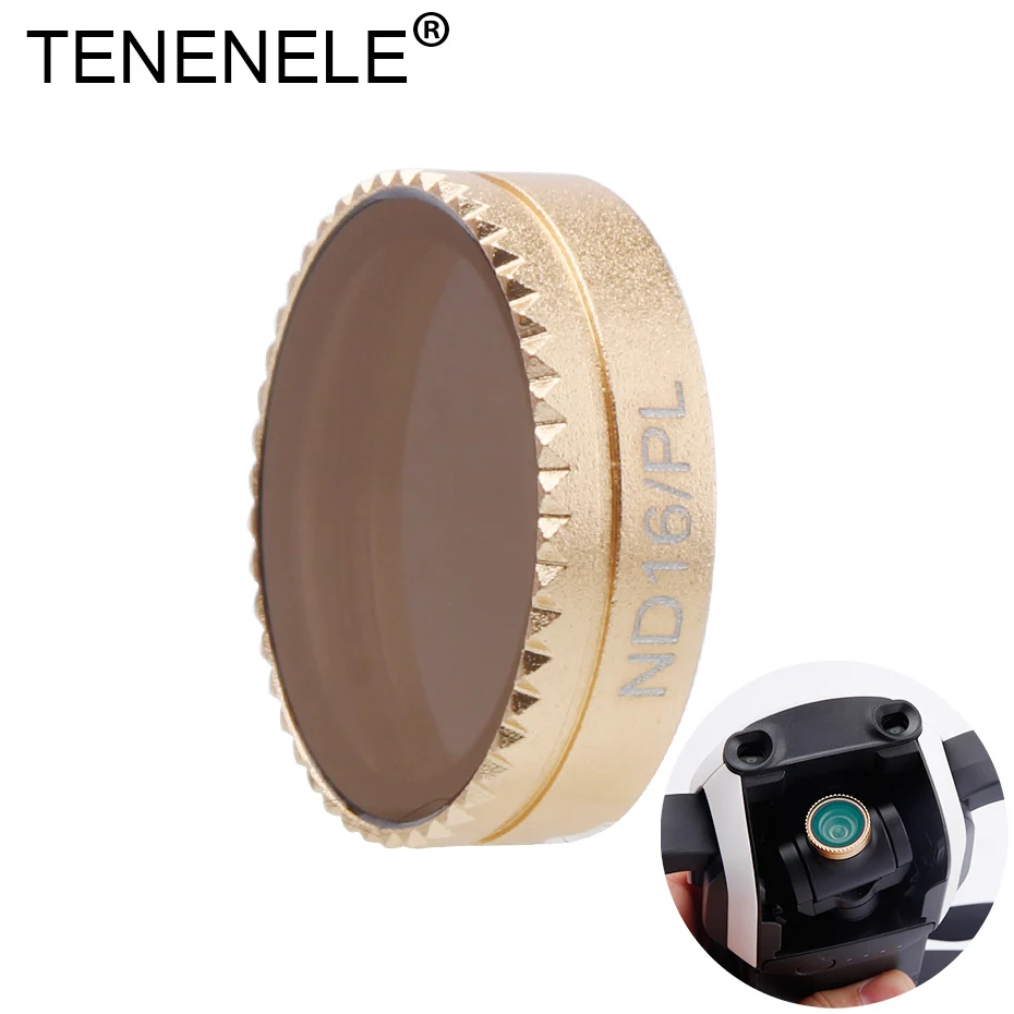 Комплект круговых поляризационных фильтров TENENELE для MAVIC Air фильтр дрона ND16/PL DJI Mavic