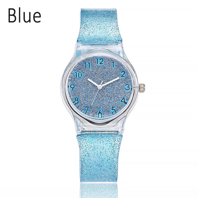 Aliexpress.com : Buy Women Shiny Quartz Watch Silicone Strap Glitter ...