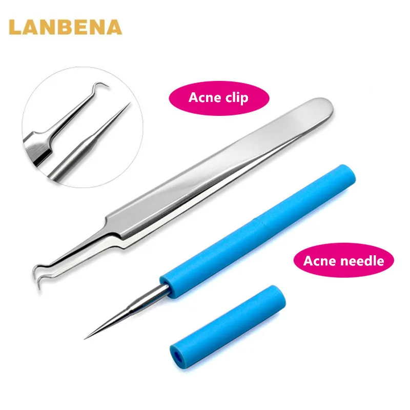 Средство для очищения кожи LANBENA acne с перекрестной иглой экстрактор Пим моющее