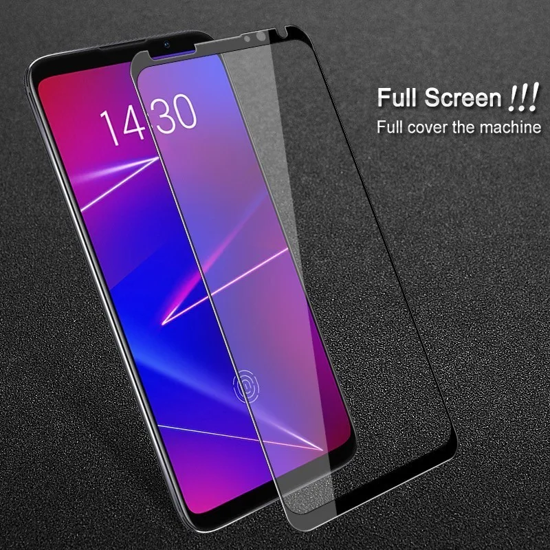 IMAK Для Meizu 16X закаленное стекло для Meizu 16X стекло Полный Клей Pro+ версия протектор экрана - Цвет: Black