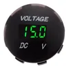 Mayitr Universal Car Voltmeter Voltage Meter Digital Volt Meter Gauge Red Blue Green LED for DC12V-24V Car Motorcycle Auto Truck ► Photo 1/6