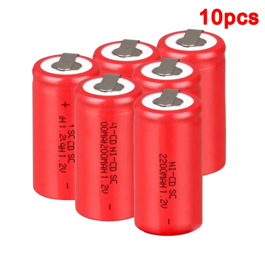 

Centechia Good Sale 10 pcs Battery SC Battery Rechargeable Battery Replacement 1.2 v With 2200 mah