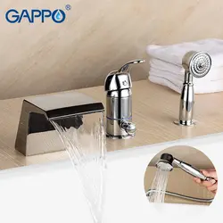 GAPPO Кран для ванной бассейна Водопад ванной кран бортике смесители душ осадков смесители