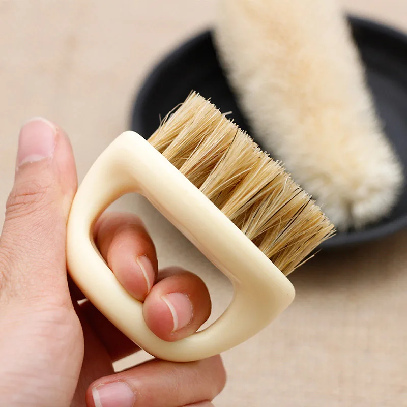 Для мужчин борода кисточки кабан щетиной пластик уход за кожей лица волос Борода Усы очищающий укладки приспособление для исправления