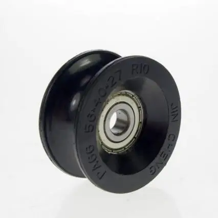 стальное колесо с пазом. направляющий шкив. шкив u образный с подшипником. шкив с подшипником 13мм. шкив направляющий r10000211.