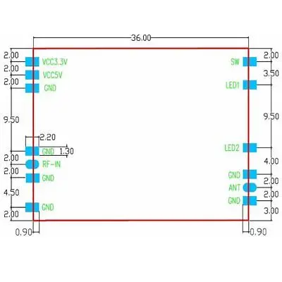 XQ-02A 2.4G 2W Dual Way Wifi Bi-directional Signal Amplifer Boost Module Auto Switch 2