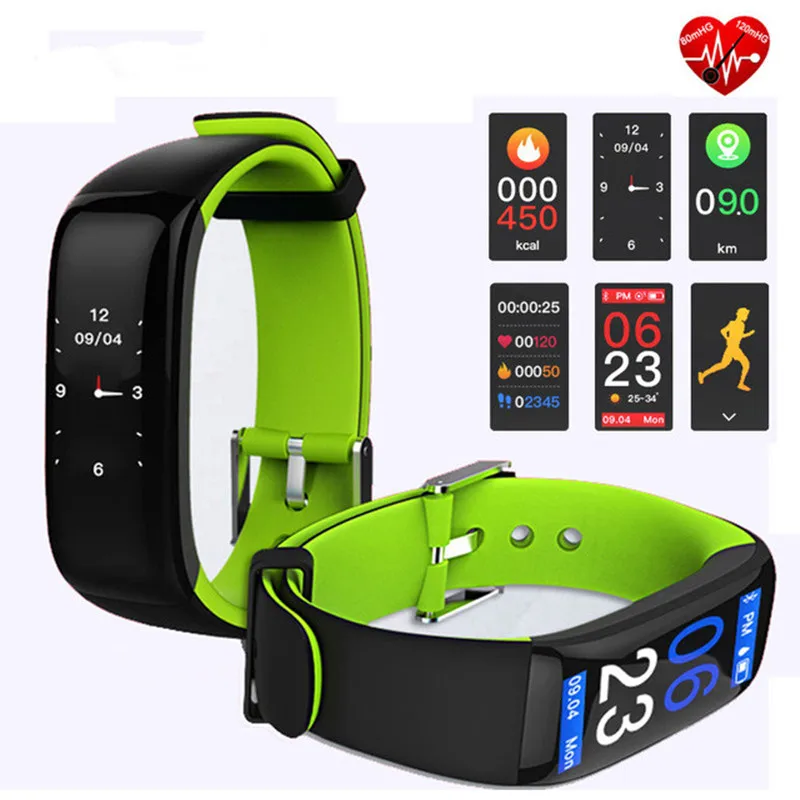 

NEW P1 PLUS Pedometer Smart Band Color Display Fitness Bracelet Heart Rate Watch Sleep Tracker Blood Pressure Monitor Wristband