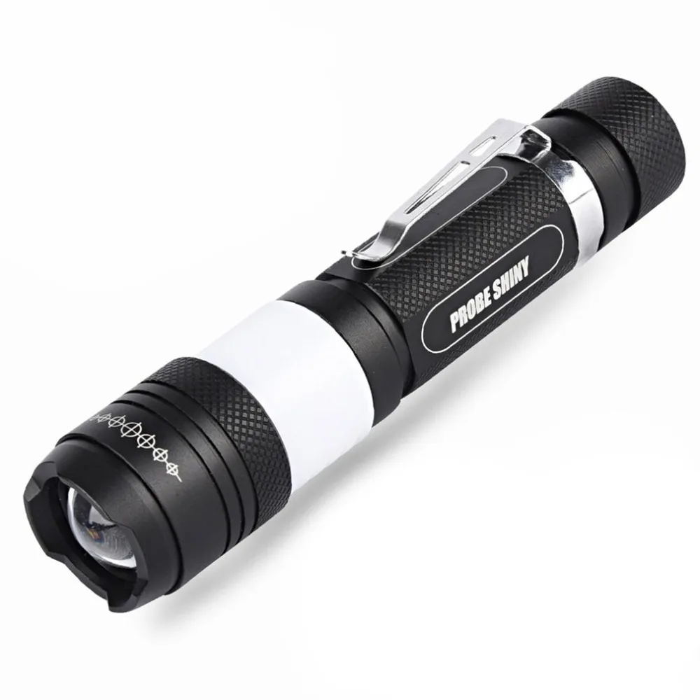 Lightning glare flashlight Dimming telescopic flashlight focusing