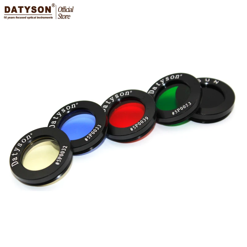 Filtros para Telescópios 1.25 Astro Astronômicos Lente Oculares Planetas Filtro Nebulosa M28x0.6 Rosca Métrica Fina 5 Cores Opcional 8 1.25