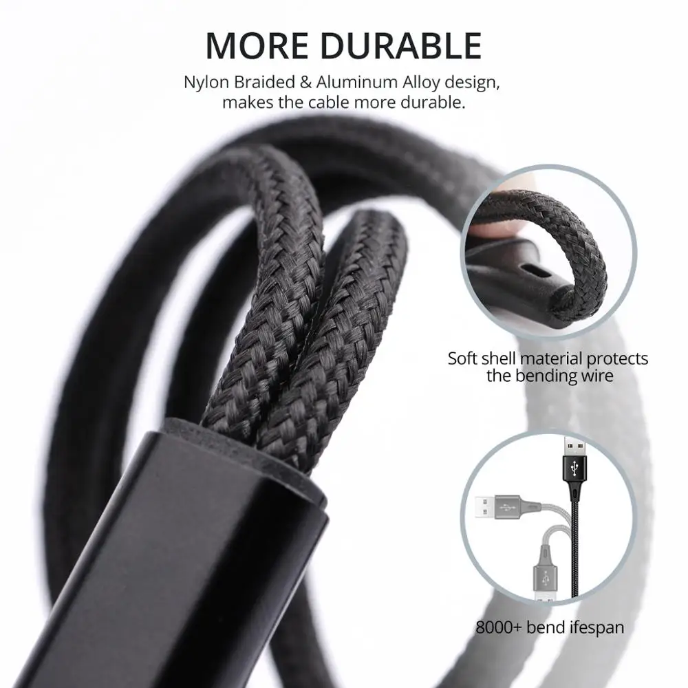 Ankndo 2 in 1 Micro USB Cable Type C Cable For Xiaomi Huawei Samsung Android Mobile Phone Fast Charging Cable Microusb Charger Ankndo 2 in 1 Micro USB Cable Type C Cable For Xiaomi Huawei Samsung Android Mobile Phone Fast Charging Cable Microusb Charger
