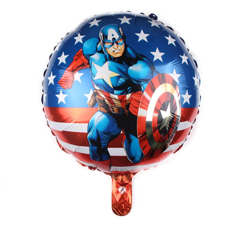 Ballons-2-1pcs Для 10 человек ребенок мальчик Взрослый день рождения принадлежности Дисней Мстители вечерние украшения наборы бумага Гирлянда чашки, ребенок, Душ - Цвет: Ballons-2-1pcs