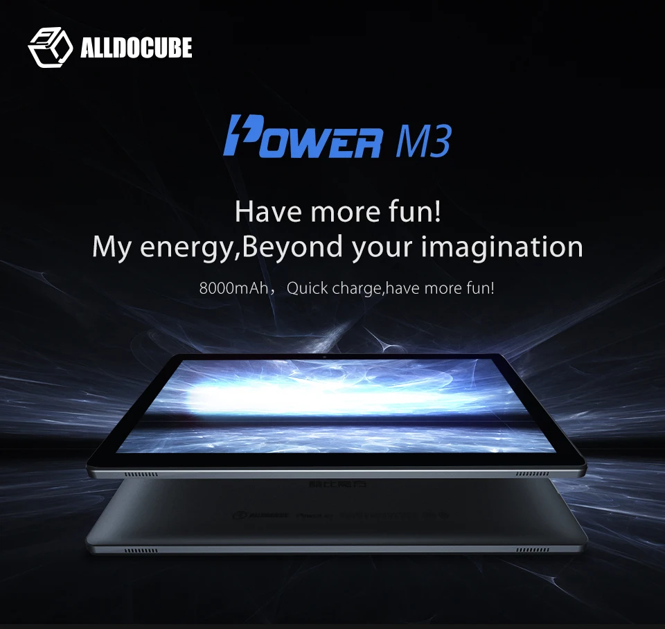 AlldoCUBE Мощность M3 4 г/T1001 телефона Tablet PC 8000 мАч Quick Charge 10,1 дюймов 1920*1200 ips планшеты Android 7,0 Octa Core 2 ГБ/32 ГБ