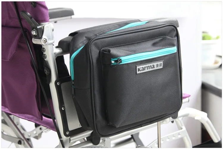 1x Luxury Wheelchair Bag Mesh Side Pocket Power Electric Wheel Chair