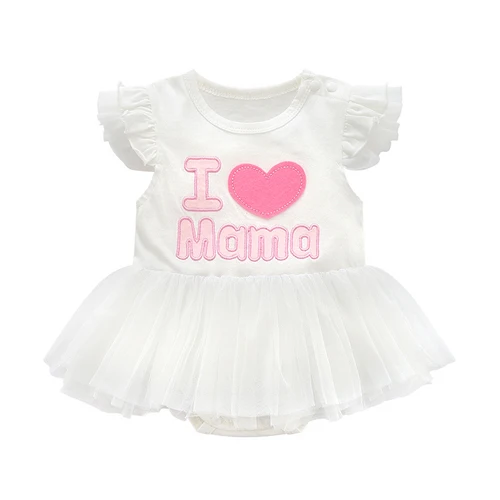 Одежда и платья для новорожденных девочек, популярное платье для новорожденных, комплекты летней одежды для дня рождения, платья для маленьких девочек 3, 6, 9 месяцев - Цвет: Q-006