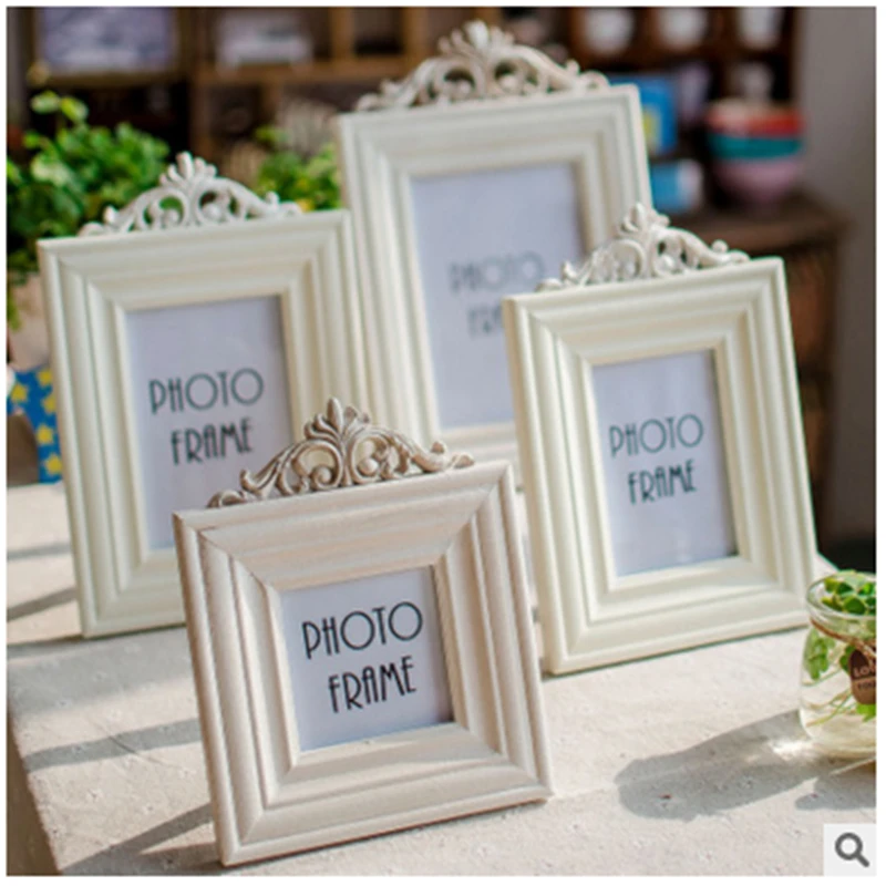 

Free shipping Creative home decor European solid wood photo frame 3/5/6/7 inch Wall Picture Album Wall Frame Picture Frame