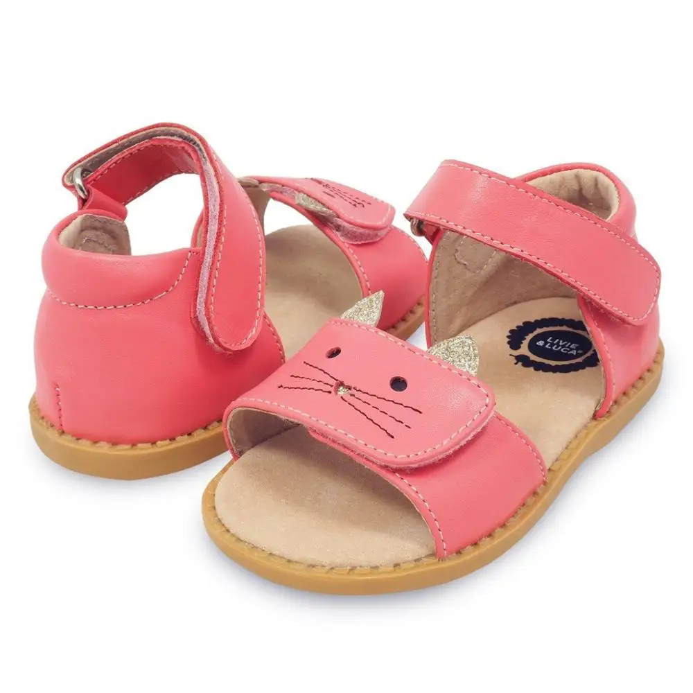 

Livie & Luca New Fashion Children Shoes Toddler Girls Sandals Kids Boys Genuine Leather Closed Toes Toddler Sandals