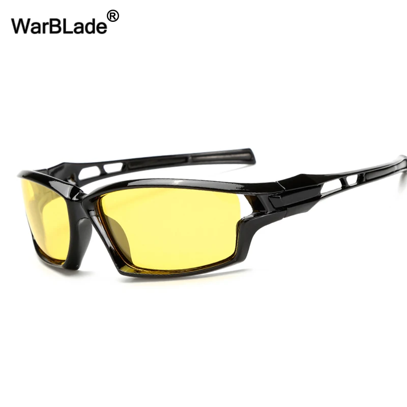 WBL очки ночного видения, очки с антибликовым покрытием, поляризованные солнцезащитные очки для вождения, желтые линзы, UV400, защита для водителя, солнцезащитные очки