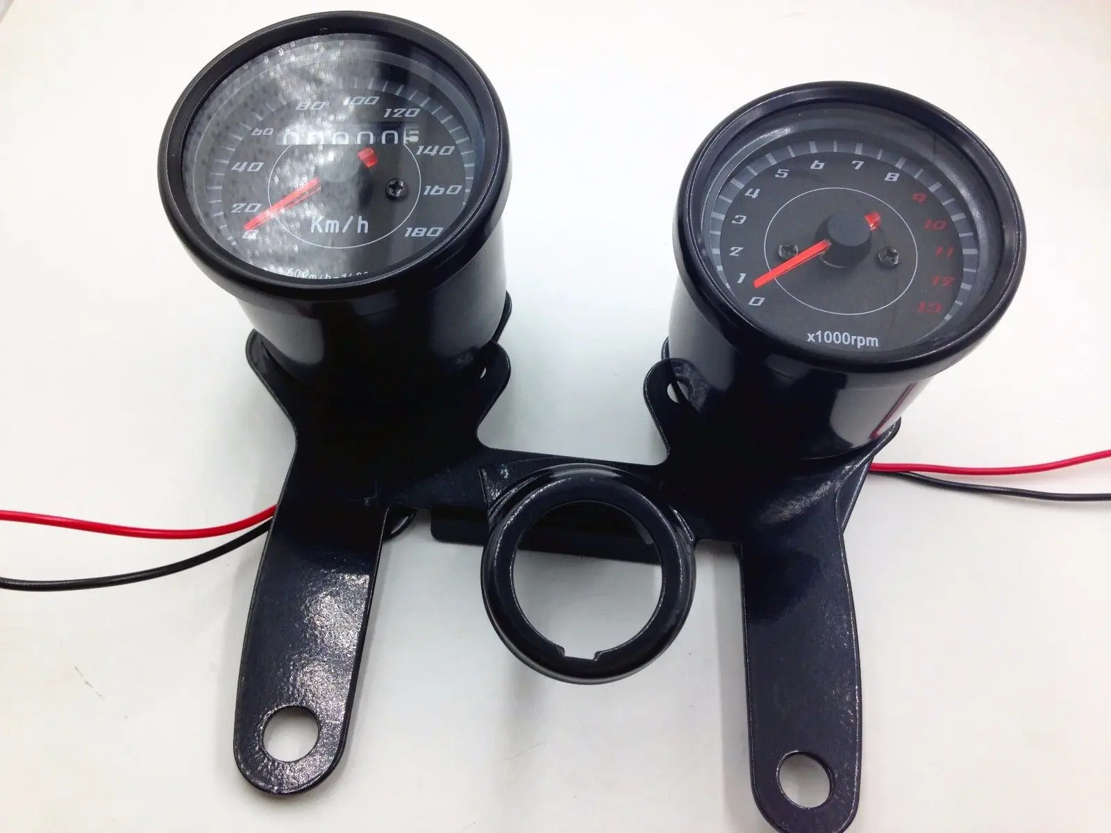 LED Motorcycle Tachometer Tacho Gauge Odometer Speedometer Cafe Racer Cruiser VT LED Motorcycle Tachometer Tacho Gauge Odometer Speedometer Cafe Racer Cruiser VT