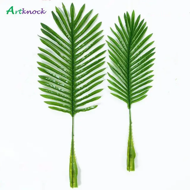 1 pc artificielle feuille de palmier en plastique de noix de coco arbre feuilles plante verte - Palmier Coco 1 pc artificielle feuille de palmier en plastique de noix de coco arbre feuilles plante verte - Palmier Coco