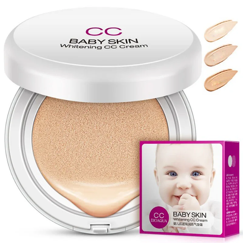 2018 New Face Base BB Cream Air Cushion Moisturizing Foundation UV Rays