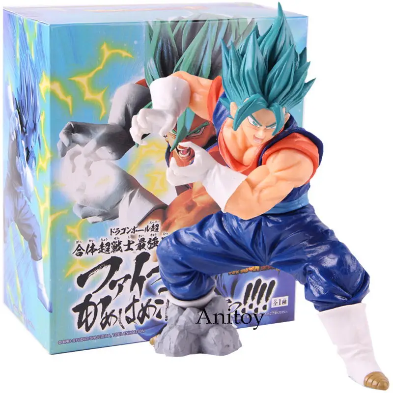 Banpresto Dragon Ball Супер Саян Вегета синяя фигурка героя Final Kamehameha ПВХ Драконий жемчуг "супер" Коллекционная модель игрушки - Цвет: with retail box