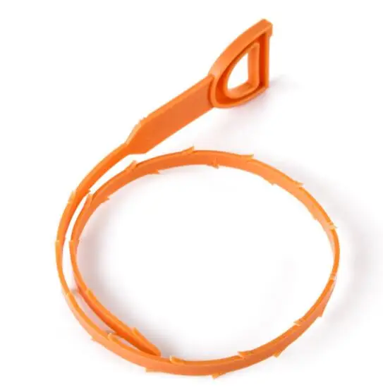

Kitchen Bathroom Sink Cleaning Hook Keep Pipe Drain Cleaner Pipeline Hair Cleaning Toilet Sewer Clog Long Line Plastic Hook