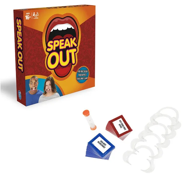 Hot 1 Pcs Set Speak Out Game Best Selling Board Game Interesting Party and Family Game