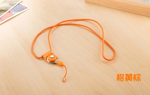 Antirr сотовый телефон мобильный шеи цепи ремни камера ремни брелок Шарм DIY повесить веревку Лариат Ремешок MP5 4 3 U флэш-диск#40 - Цвет: Orange