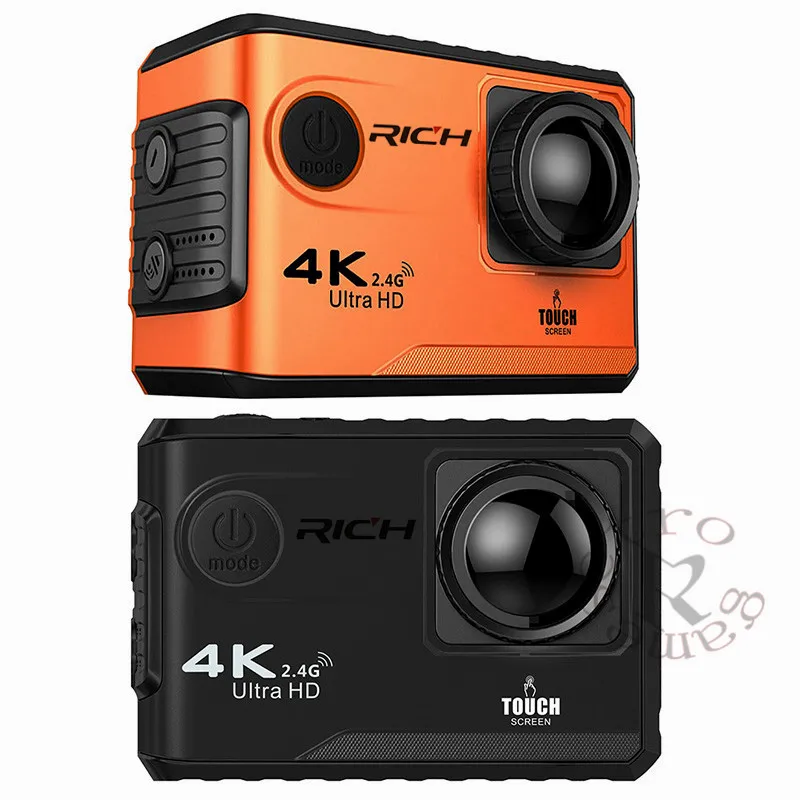 Экшн камера DHL F100B 4K Ultra HD 2 4G Wi Fi 0 дюйма сенсорный экран 1080P|Экшн-камеры| |