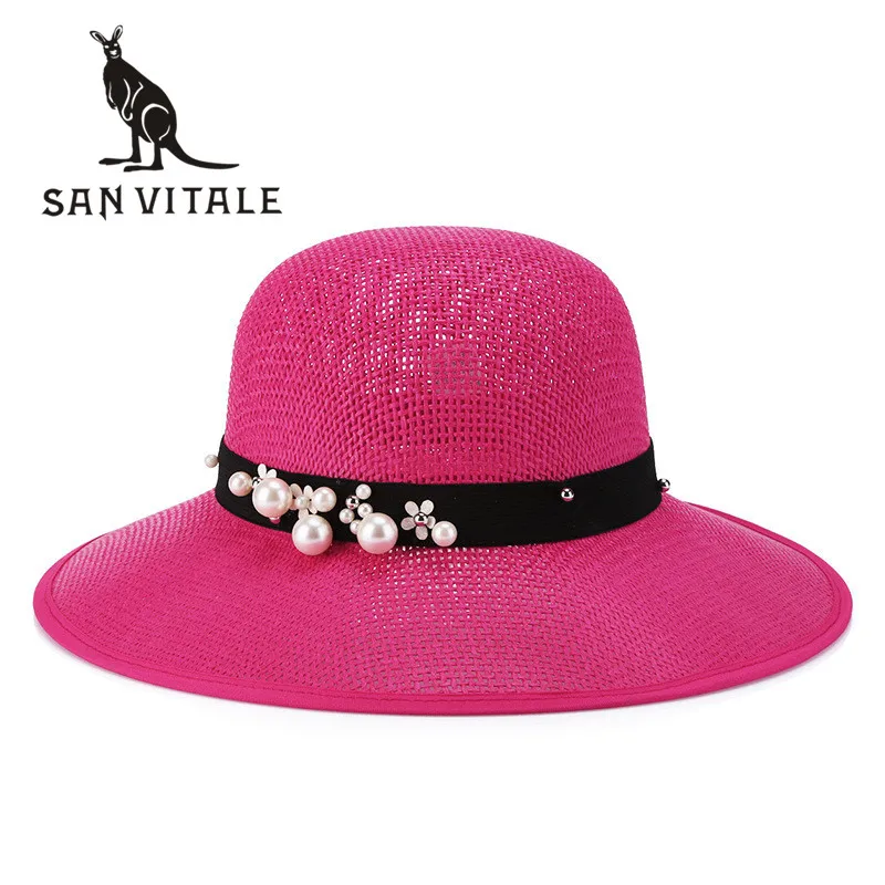 Summer Hats For Women Sun Hat Top Quality Caps Sinamay Designer Boho