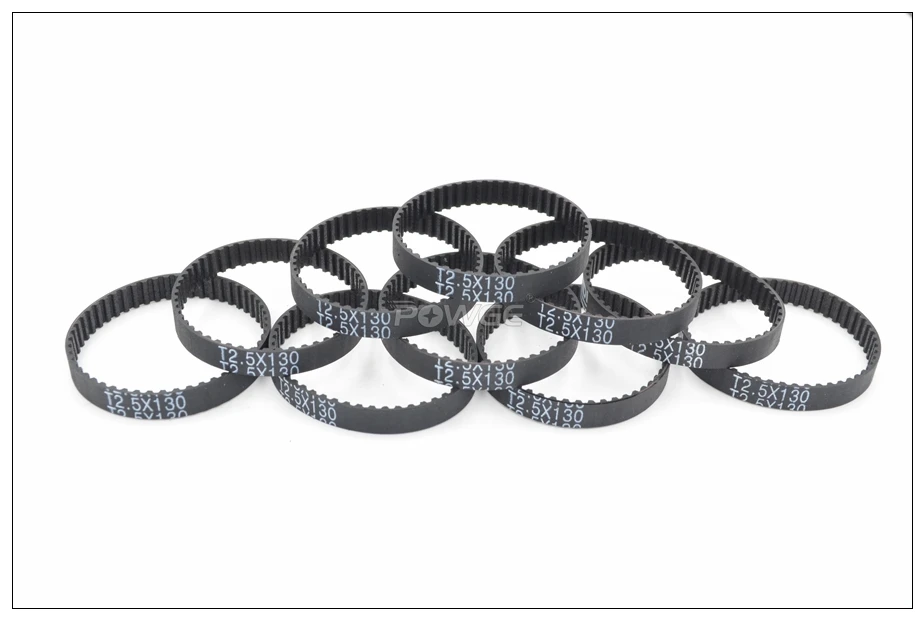 powge largura da correia síncrona dentes borracha de laço fechado correia dentada polia