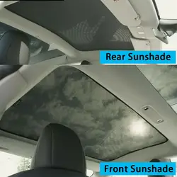 Крыша Передняя Задняя козырек от солнца для Tesla модель 3 Skylight экран тени теплоизоляция сетчатый экран автомобильные чехлы