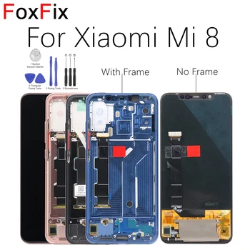 

Amoled Screen For Xiaomi Mi 8 LCD Display Touch Screen Digitizer Assembly Mi8 LCD With Frame Screen Replacement Mi 8 Display