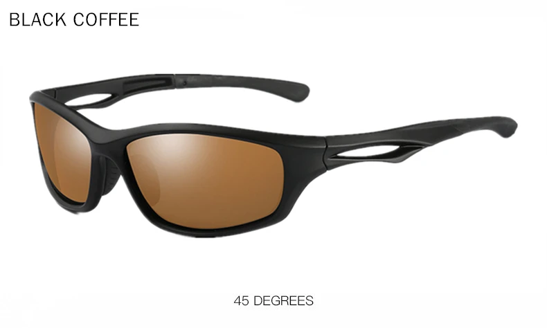 Поляризованные очки Для мужчин TR90 Материал Рыбалка вождения очки мужские солнцезащитные очки Óculos очки с защитой от УФ-излучения Черный B9317