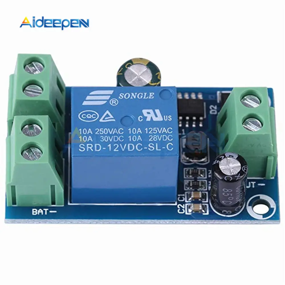 

Power Supply 12V to 48V Board Relay Module Power-OFF Protection Module Automatic Switching Module UPS Emergency Cut-off Battery