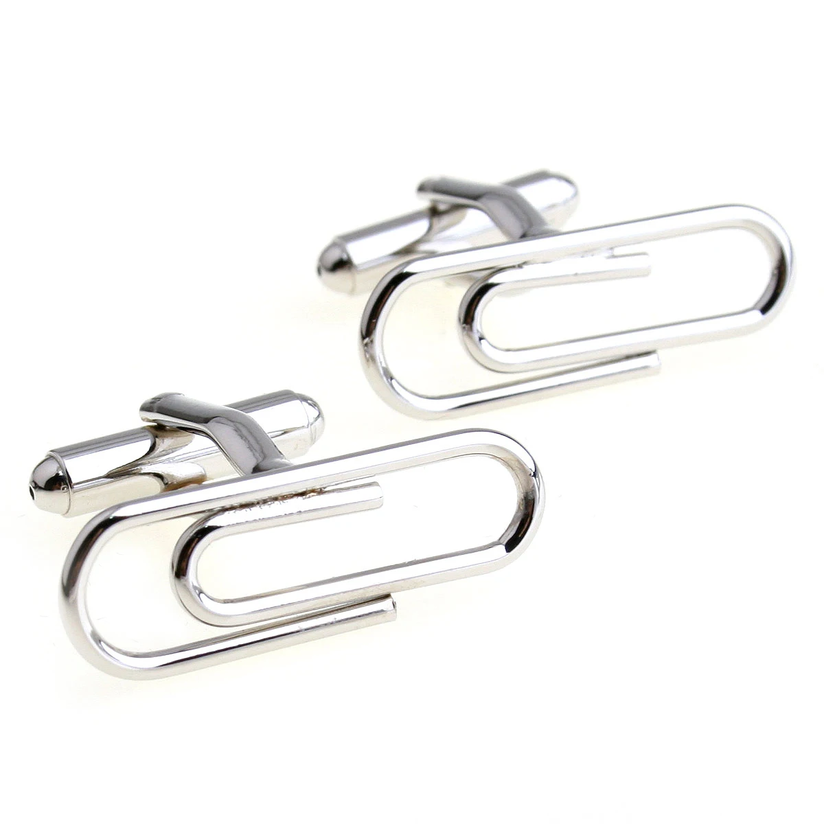 Cufflinks Retail Aesthetic paper clip exquisite fun style cufflinks