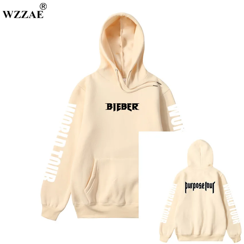Justin Bieber Purpose Tour Hoodies 2018 Men's Hoodie and Sweatshirt Hip Hop Hoodie for Men's Clothing Justin Bieber Purpose