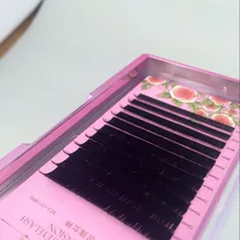 5 коробок/партия, смешанные размеры,, Черные Накладные ресницы из норки, одноцветные натуральные накладные ресницы для макияжа, наращивание ресниц