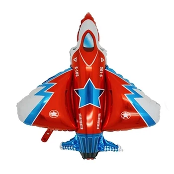 

50PC 40 inch Large Aircraft Model Balloon Inflatable Foil Balloons Birthday Decorations Party Supplies kids Gifts Toys