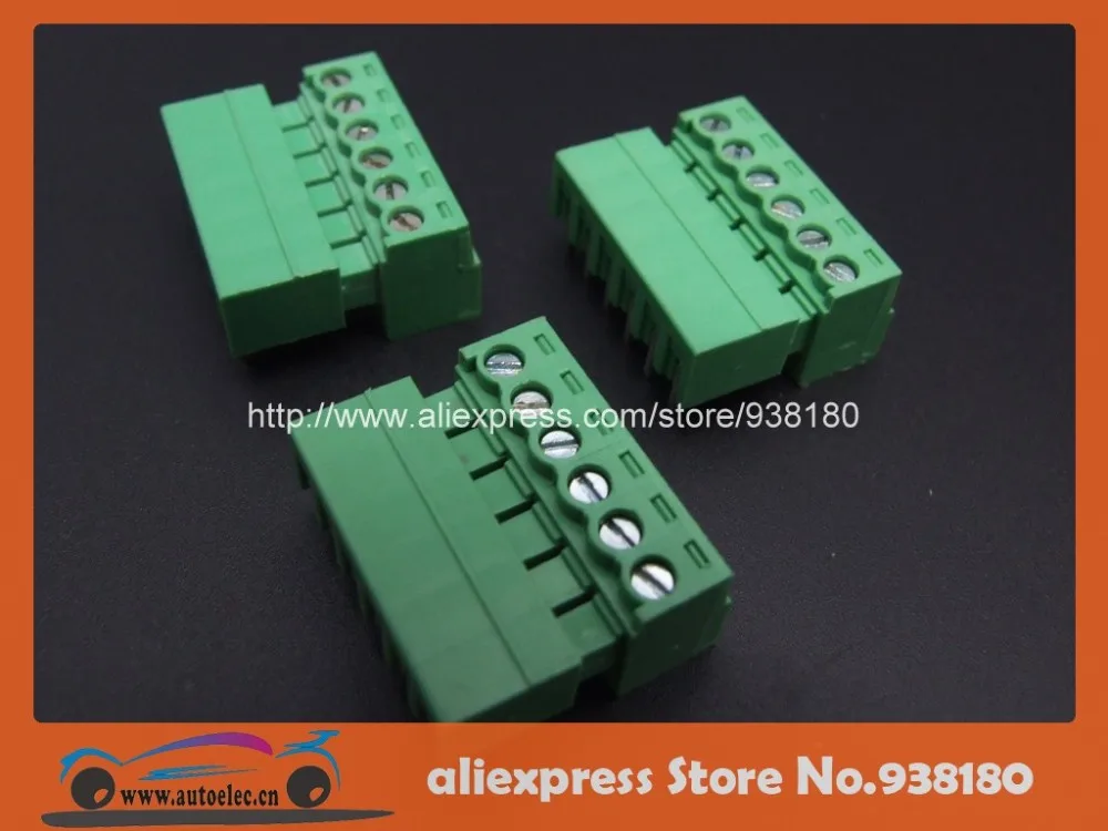 pitch3.81mm 6p right angle pin  pcb connector 05 